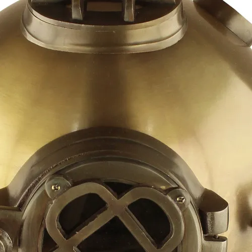 Taucherhelm – Detail der Oberfläche
