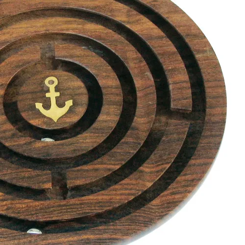 Labyrinth-Spiel in Nahaufnahme
