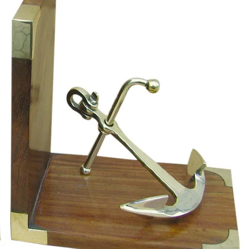 Buchstützen - Anker in Nahaufnahme