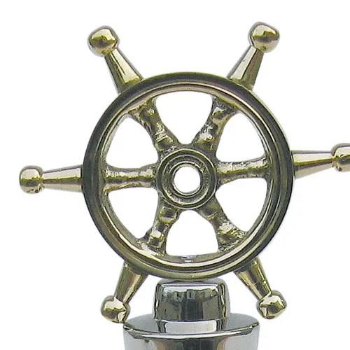 Detailansicht von Flaschenstöpsel - Steuerrad