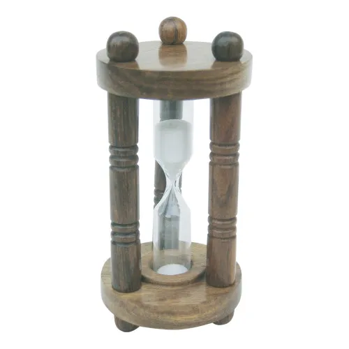 Sanduhr 3 Min. aus Holz 10,5 cm