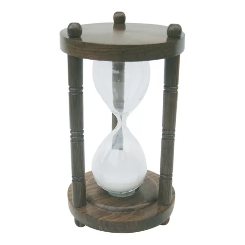Sanduhr 5 Min. aus Holz 15,5 cm