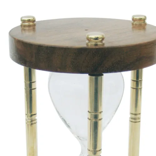 Detailansicht von Sanduhr 15 Min.