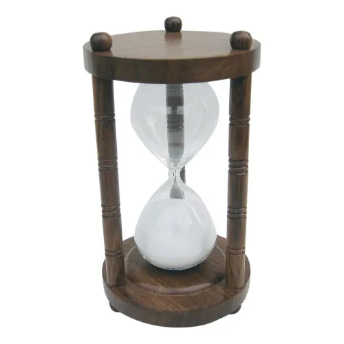 Sanduhr 30 Min. aus Holz 18 cm