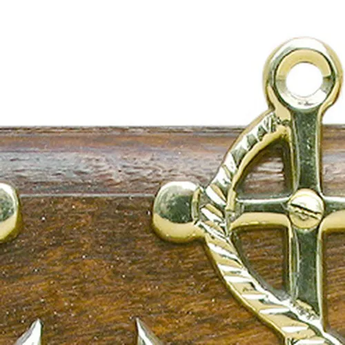 Schlüsselhaken - 3 Anker – Detail der Oberfläche