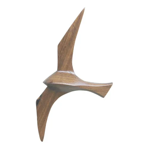 Wandhänger - Möwe Wanddeko aus Holz 17,5 x 8,5 cm