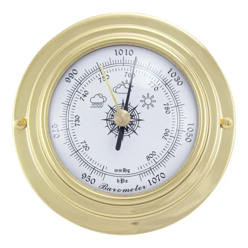 Barometer Nautik aus Messing 3 cm