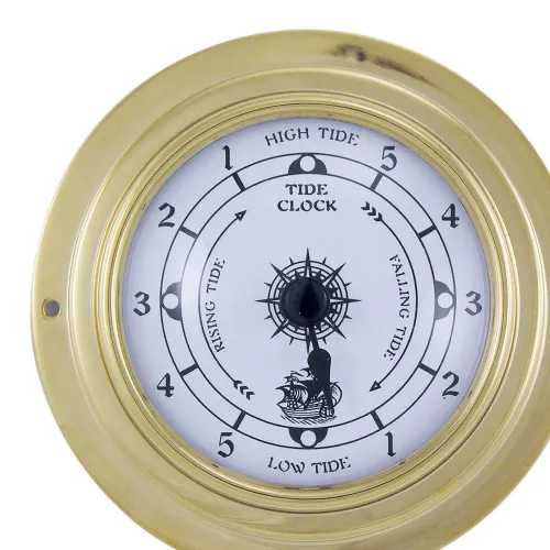 Detailansicht von Tideuhr