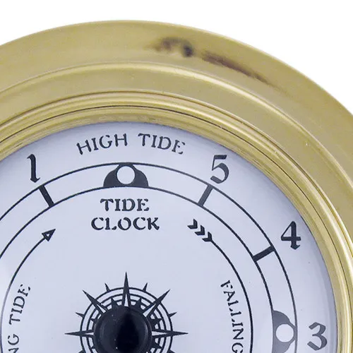 Tideuhr – Detail der Oberfläche