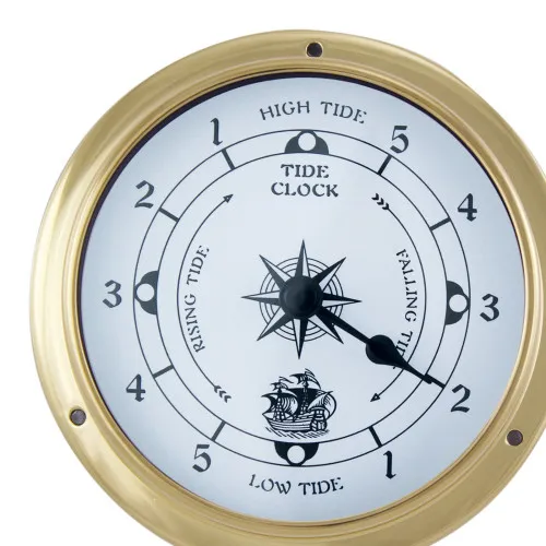 Detailansicht von Tideuhr