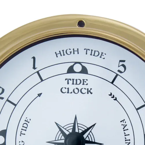 Tideuhr – Detail der Oberfläche