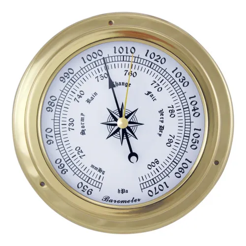 Barometer Nautik aus Messing 4,2 cm