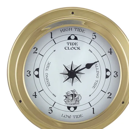 Detailansicht von Tideuhr