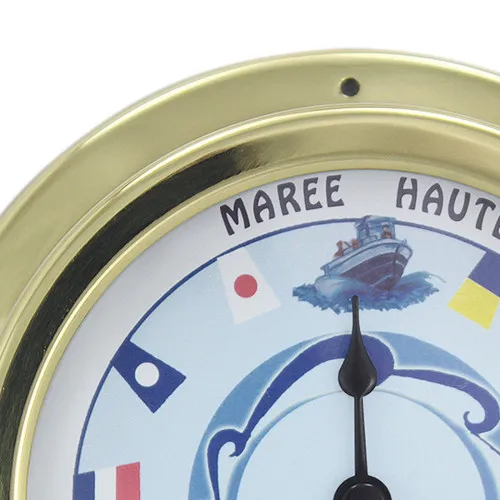 Tideuhr Design-Zifferblatt – Detail der Oberfläche