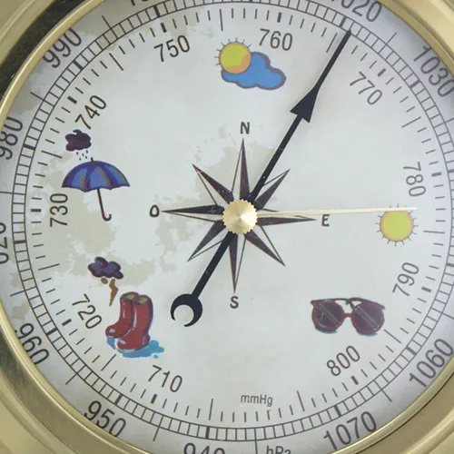 Barometer mit Design-Zifferblatt – weitere Ansicht
