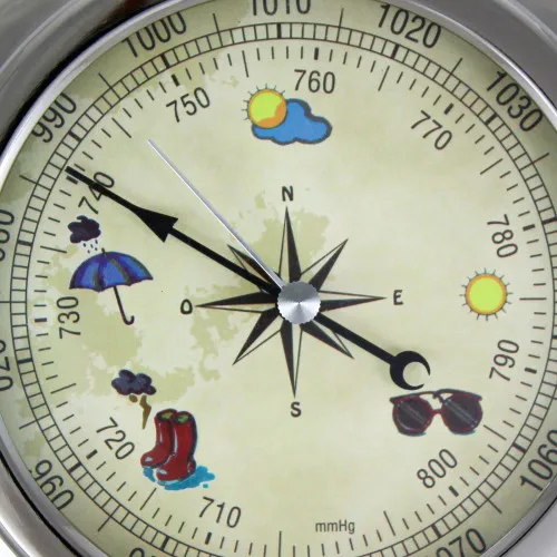 Barometer mit Design-Zifferblatt – weitere Ansicht