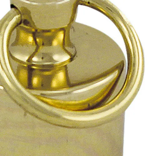 Seil-Endstück mit Ring in Nahaufnahme
