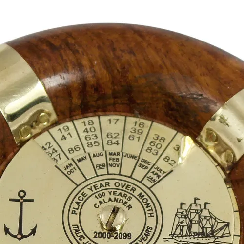 Dauerkalender-Rettungsring – Detail der Oberfläche