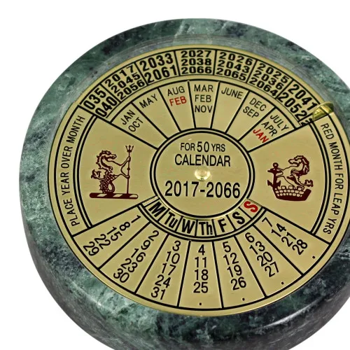 Detailansicht von Dauerkalender