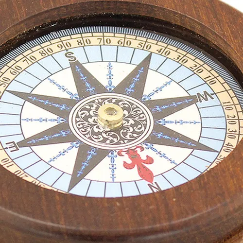 Kompass mit Glas im Deckel – weitere Ansicht
