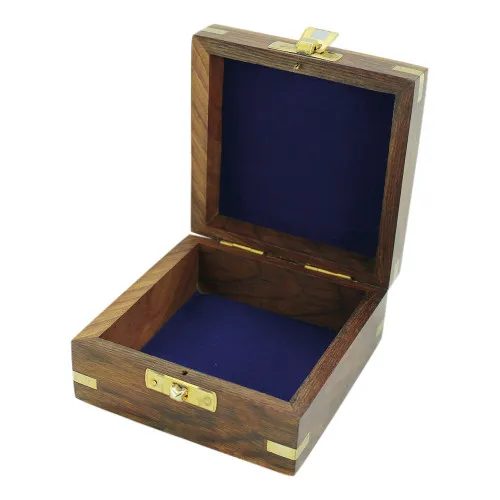 Detailansicht von Holzbox