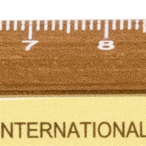 Lineal- Flaggenzahlen – Detail der Oberfläche