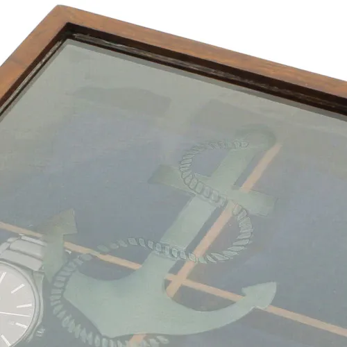 Aufbewahrungsbox für Uhren oder Schmuck – Detail der Oberfläche