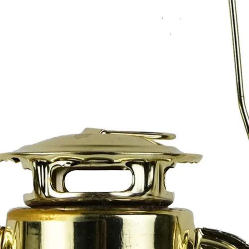 Sturmlaterne mit Petroleumbrenner – Detail der Oberfläche