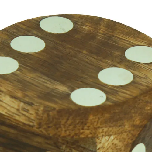 Würfel-Box mit 6 Würfeln – Detail der Oberfläche