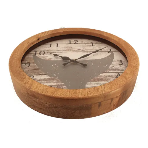 Detailansicht von Wanduhr