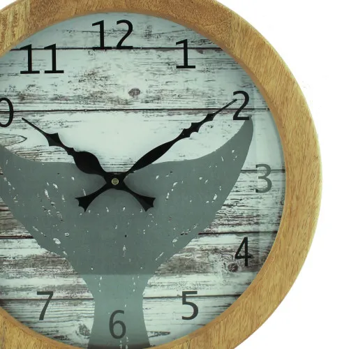 Wanduhr in Nahaufnahme