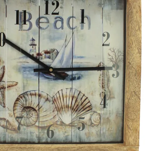 Wanduhr in Nahaufnahme