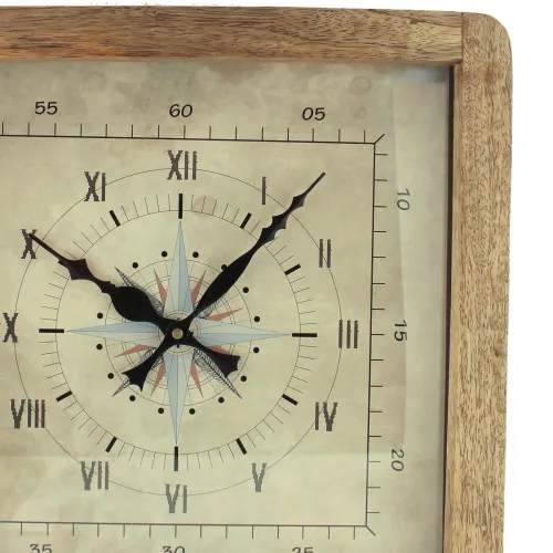 Wanduhr in Nahaufnahme