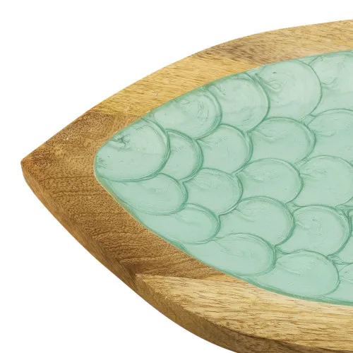 Detailansicht von Platte - Fisch