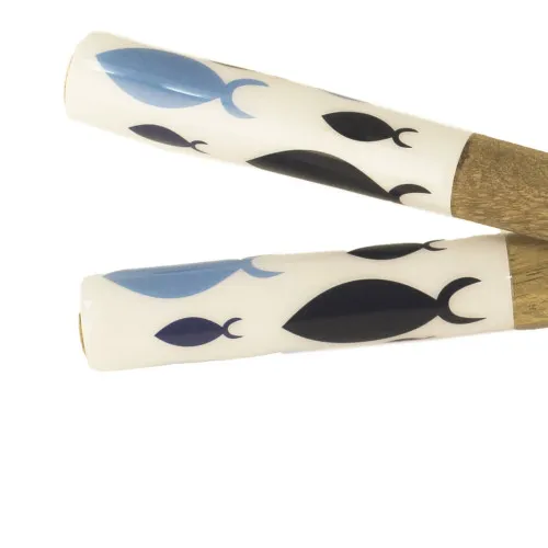 Detailansicht von Fisch-Strudel