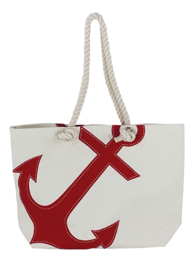 Strandtasche / Handtasche mit Anker-Motiv