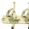 Detailansicht von Schlüsselhaken mit 3 Segelbooten