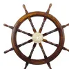 Detailansicht von Steuerrad