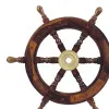 Detailansicht von Steuerrad
