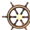 Detailansicht von Steuerrad