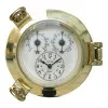 Uhr, Thermo- & Hygrometer im Bullauge