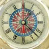 Bullaugen-Uhr mit Windrosenzifferblatt – weitere Ansicht
