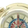 Bullaugen-Uhr mit Windrosenzifferblatt – Detail der Oberfläche