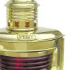 Backbordlampe mit Petroleumbrenner in Nahaufnahme