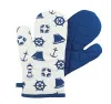 Detailansicht von Ofenhandschuh - Maritim