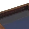 Holzbox mit Glas im Deckel – Detail der Oberfläche