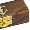 Holzbox in Nahaufnahme