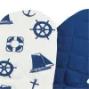 Ofenhandschuh - Maritim – Detail der Oberfläche