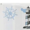 Platzset - Leuchtturm – Detail der Oberfläche