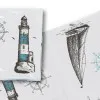 Servietten - Leuchtturm – Detail der Oberfläche